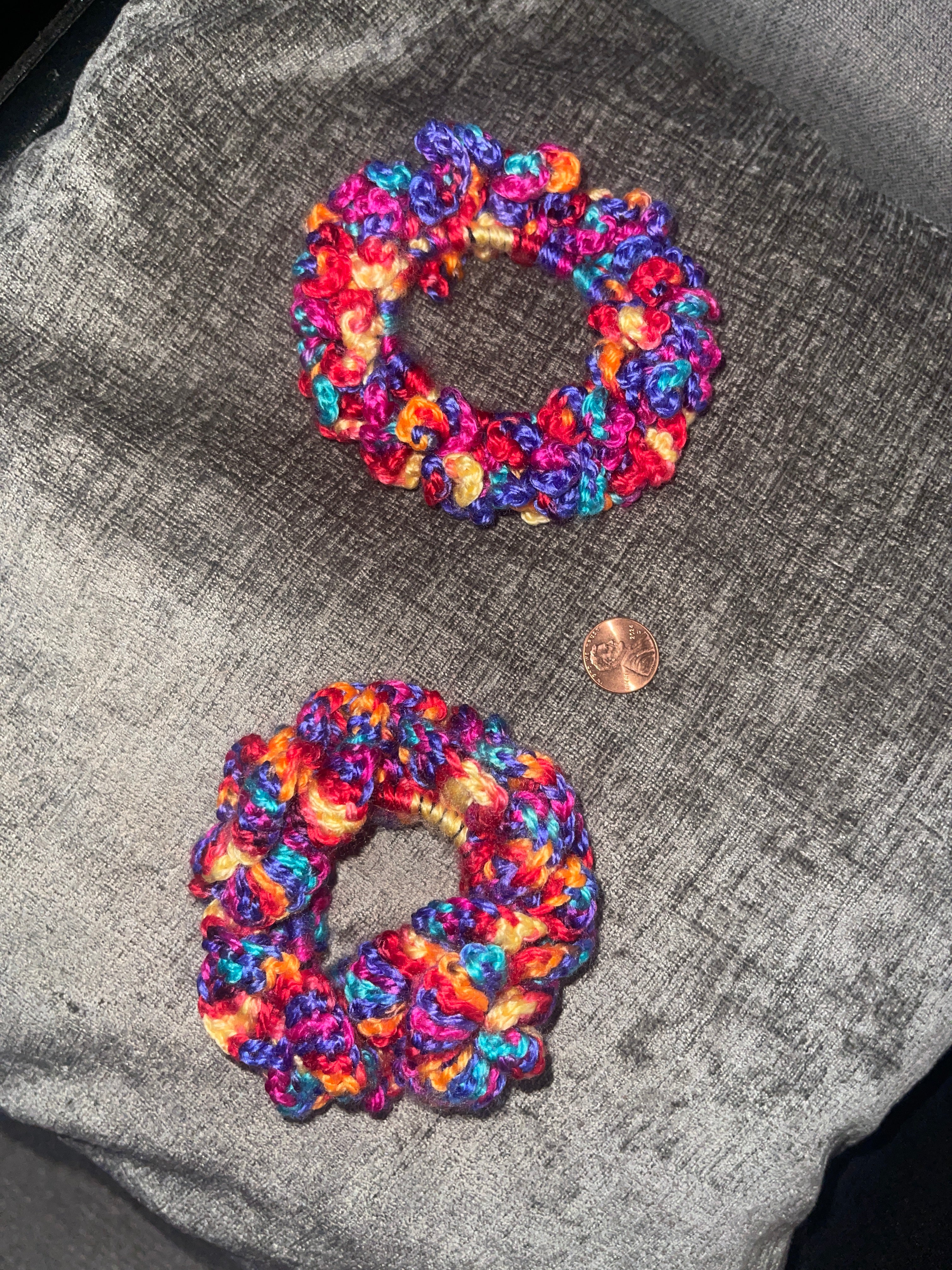 Technicolor Scrunchies