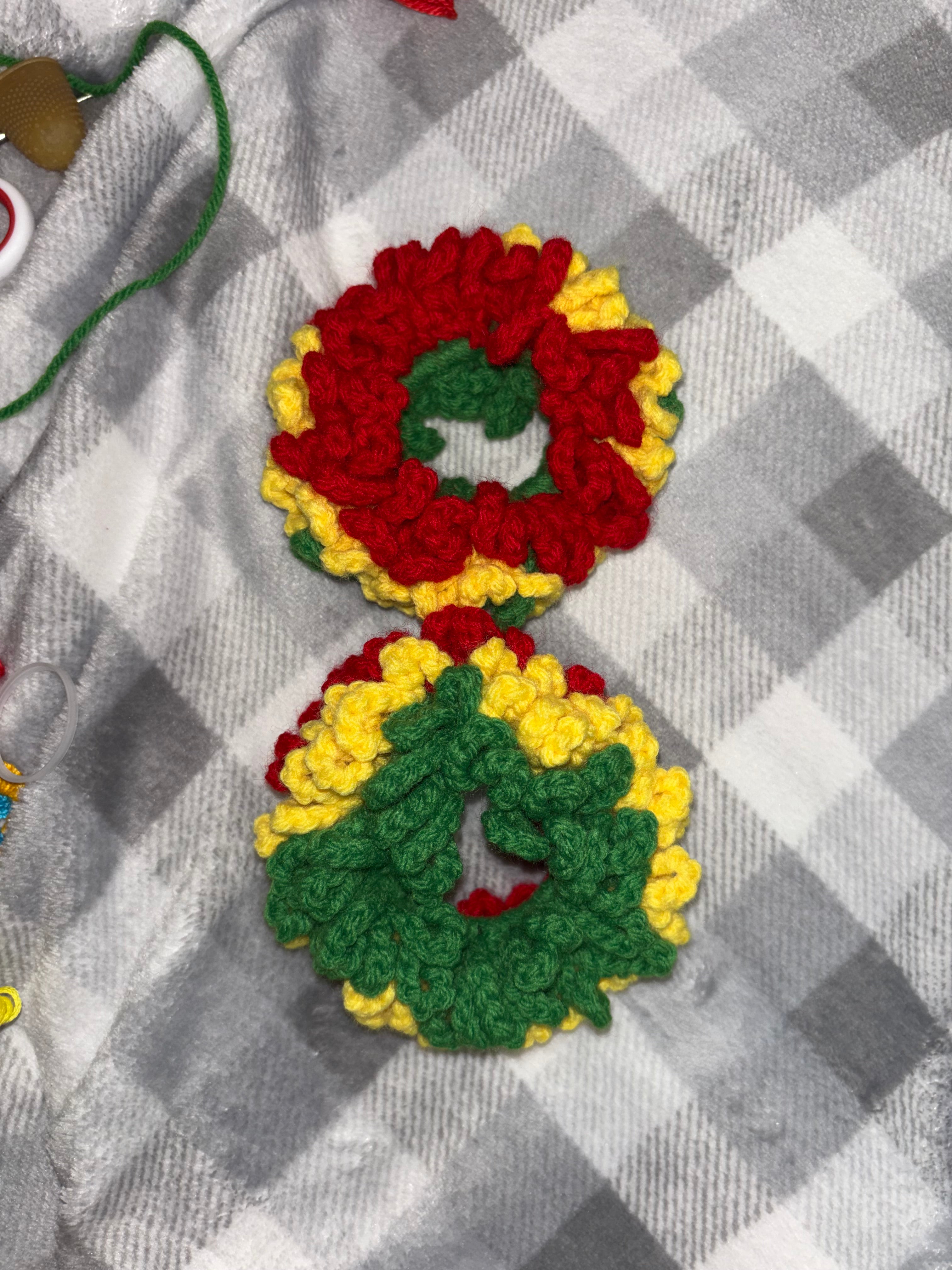 Red, Yellow, Green Flag Scrunchies