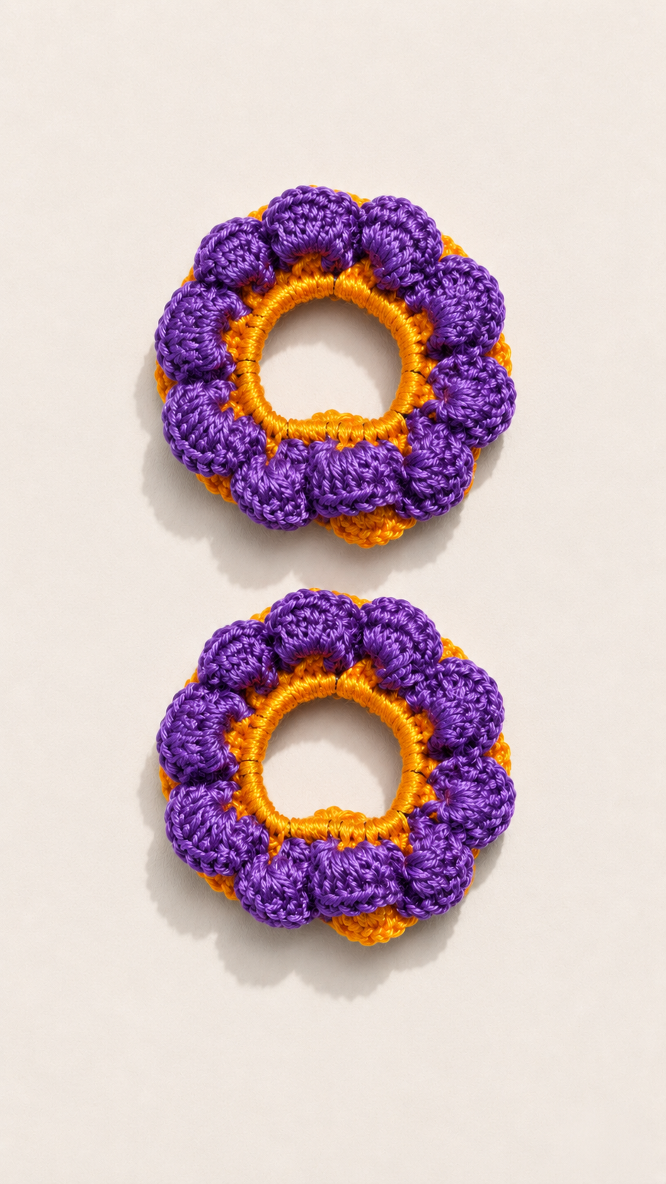Purple Sun Scrunchies