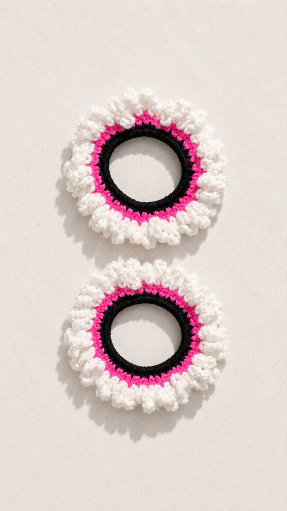 Black Pink Scrunchies