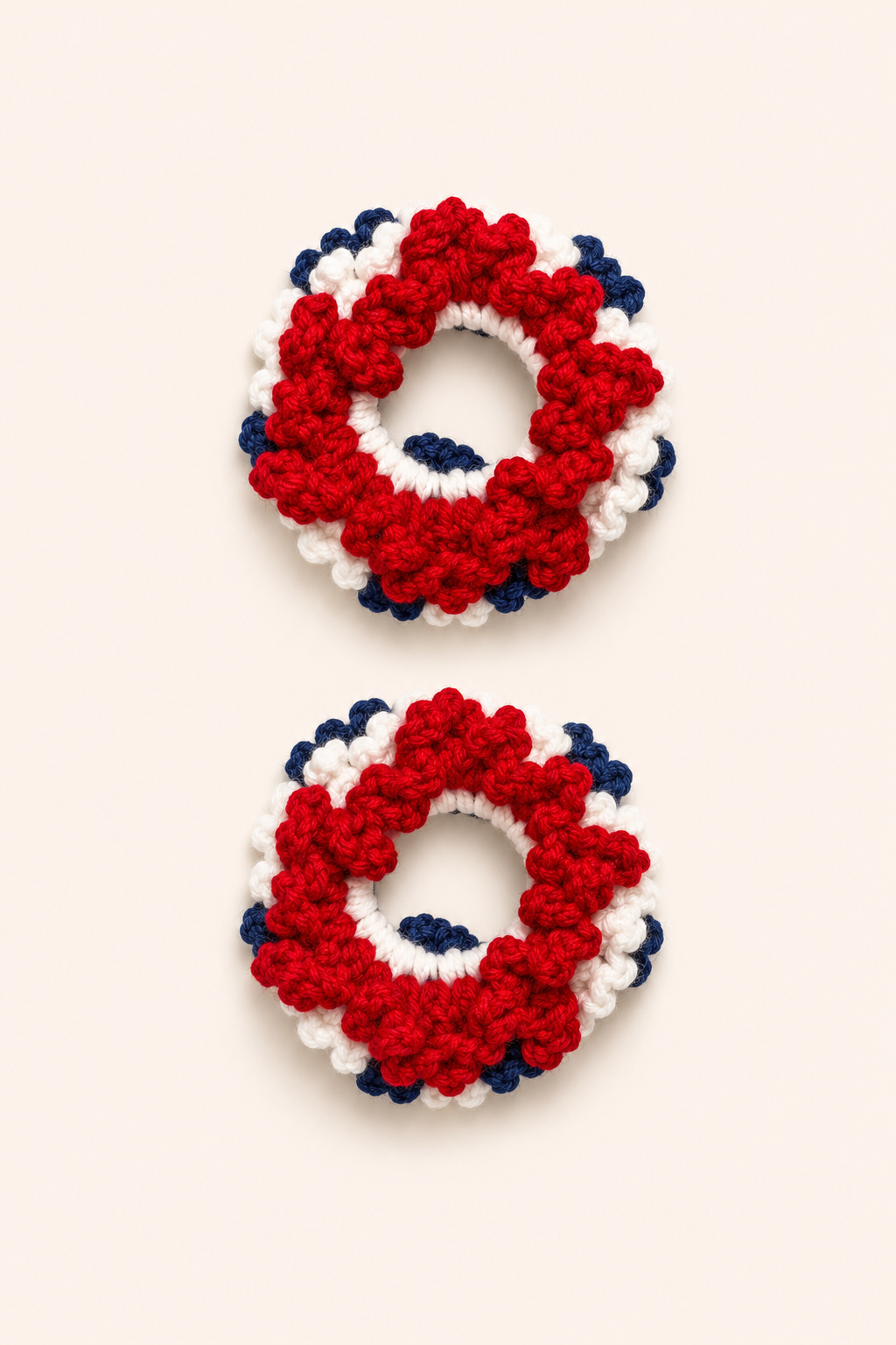Red White & Blue Scrunchies
