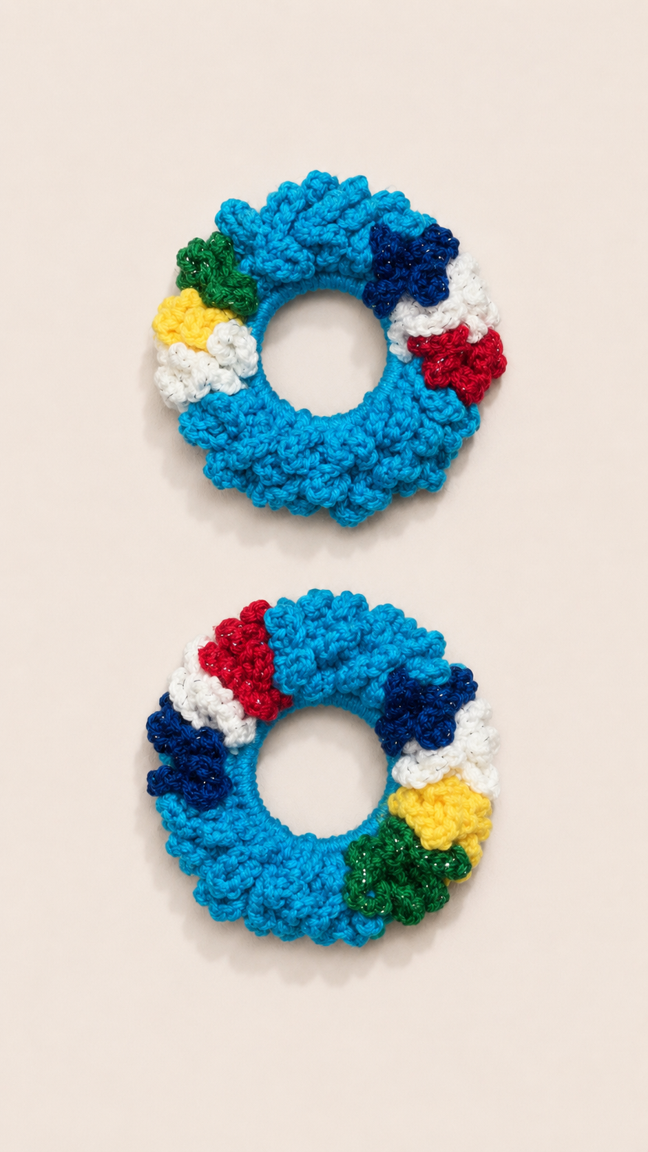 Fiji 🇫🇯 Flag Scrunchies